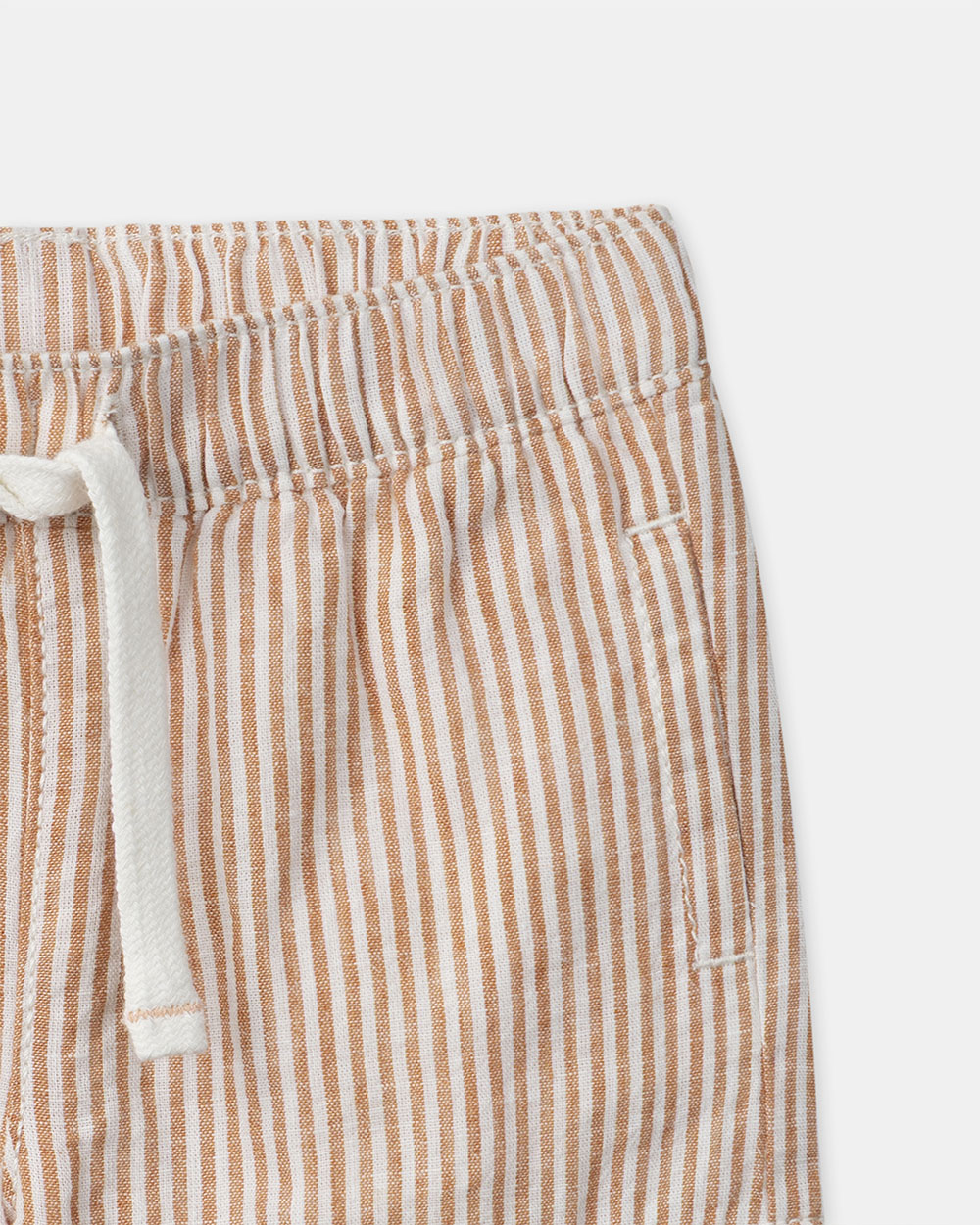 Short confortables à rayures Coloris orange Sergent Major