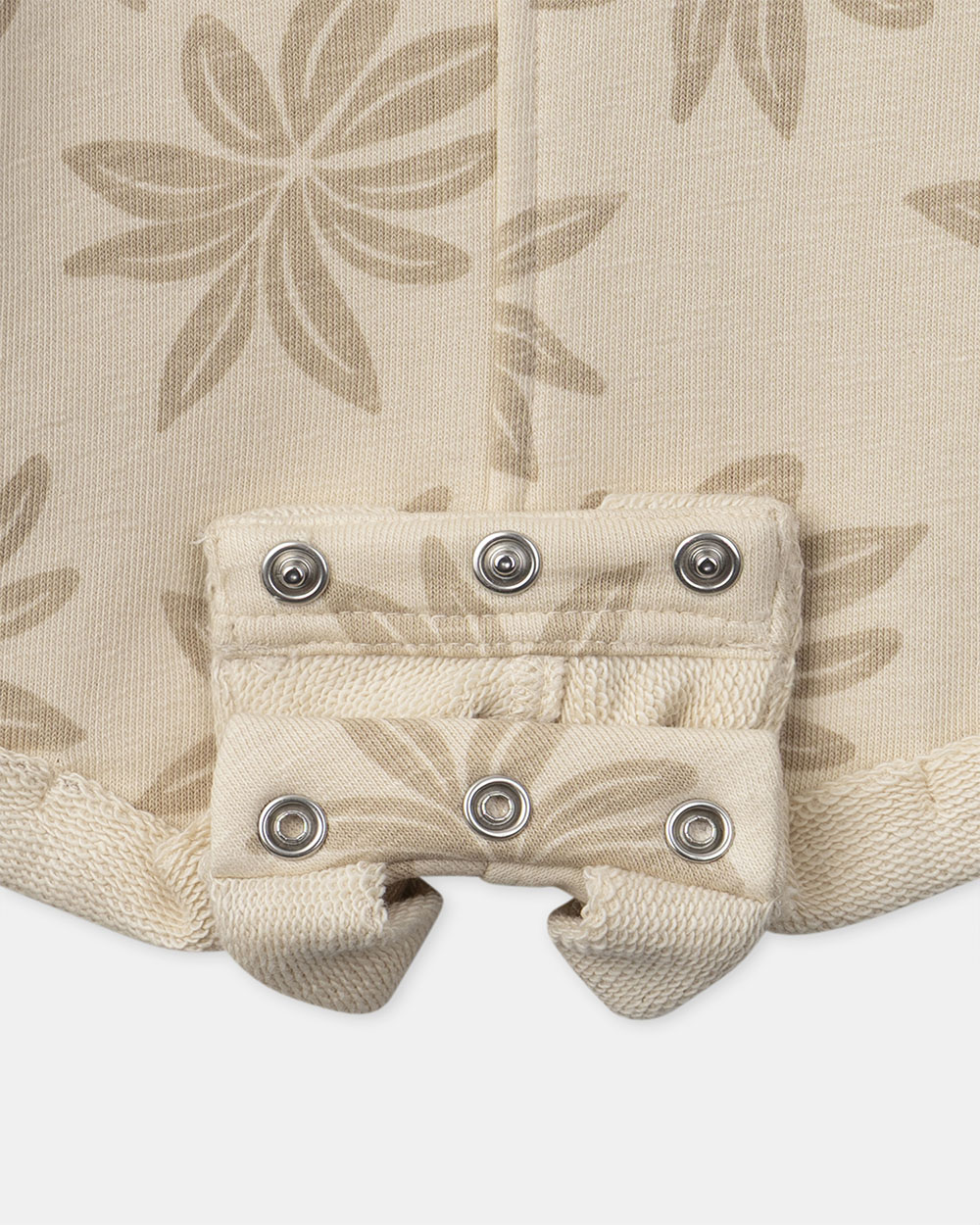 Salopette courte imprim&eacute; palmiers Coloris beige  Sergent Major