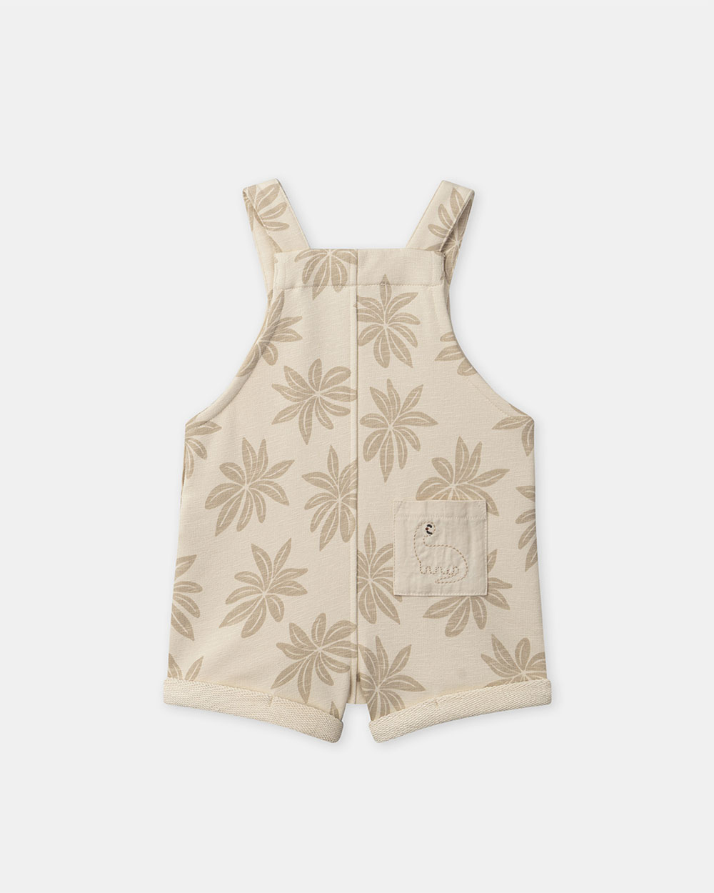 Salopette courte imprim&eacute; palmiers Coloris beige  Sergent Major