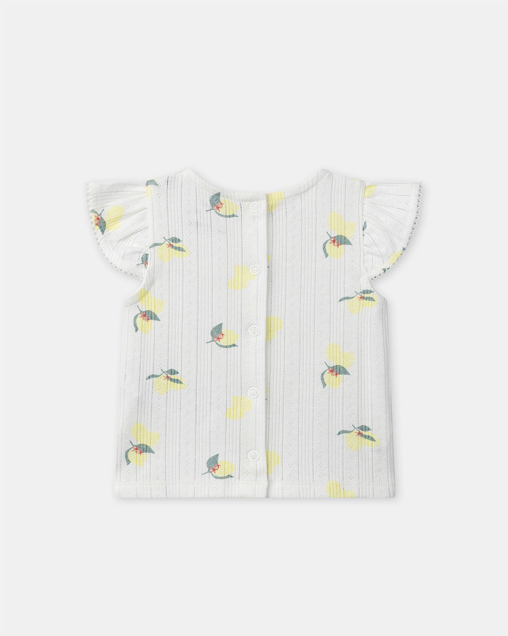 Pyjama deux pièces imprimé citrons Coloris écru Sergent Major