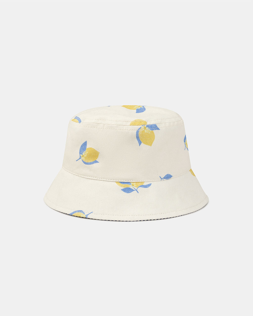 Chapeau écru UPF 50+ imprimé citrons Coloris jaune Sergent Major