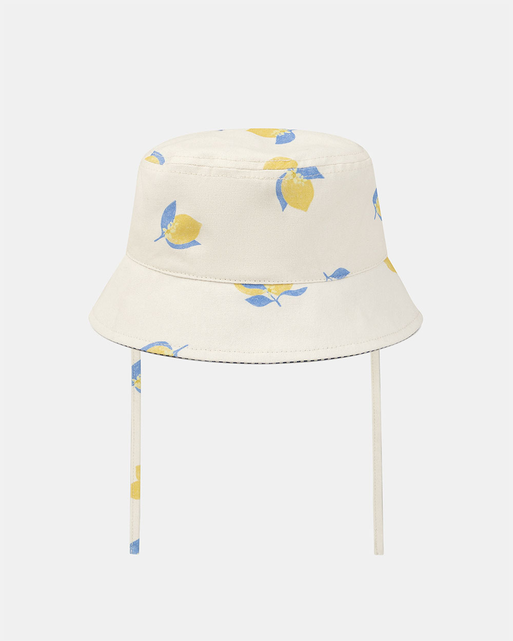 Chapeau écru UPF 50+ imprimé citrons Coloris jaune Sergent Major