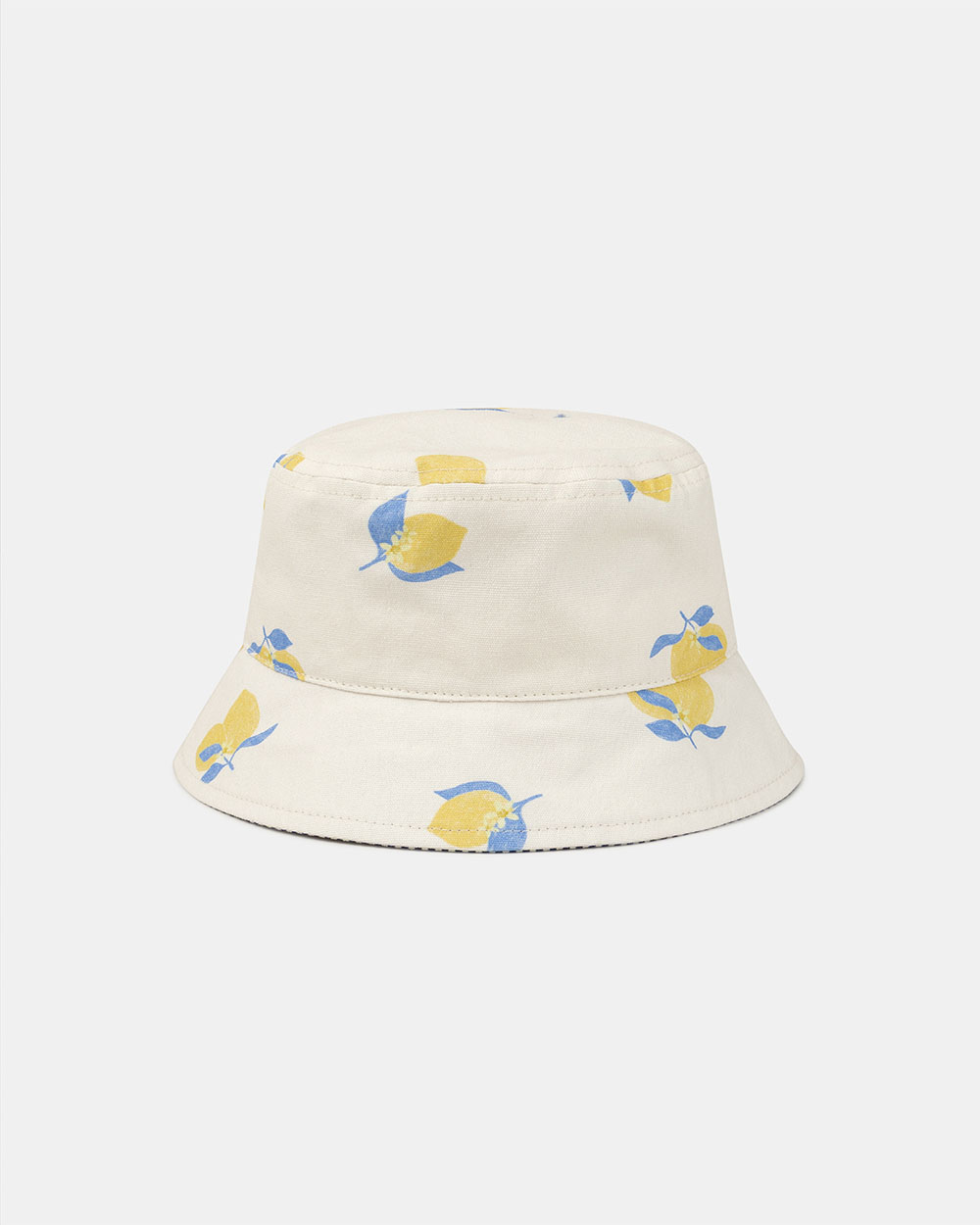 Chapeau écru UPF 50+ imprimé citrons Coloris jaune Sergent Major
