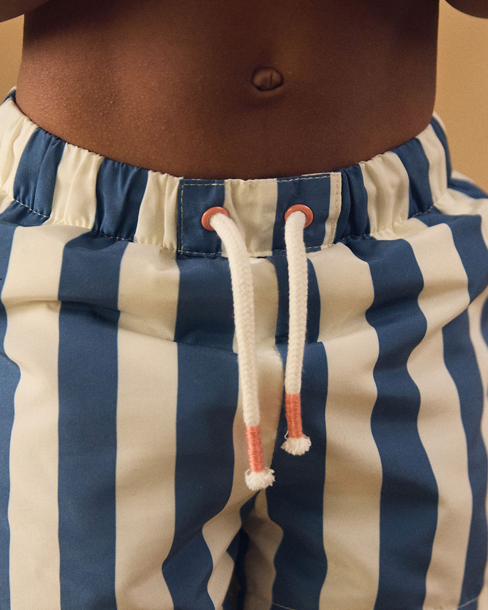 Short de bain &agrave; rayures avec couche Coloris bleu  Sergent Major