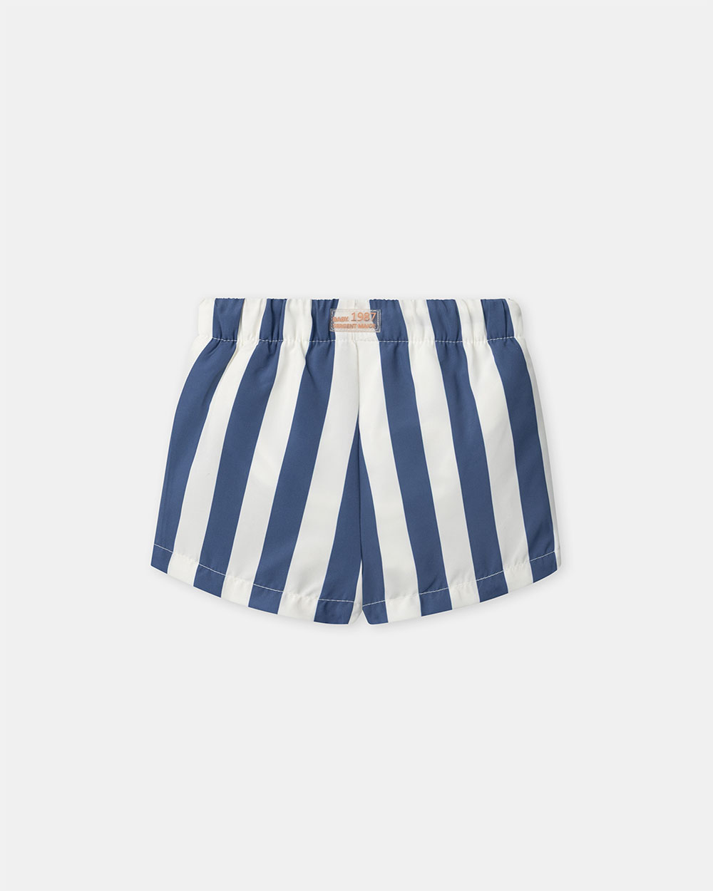 Short de bain &agrave; rayures avec couche Coloris bleu  Sergent Major