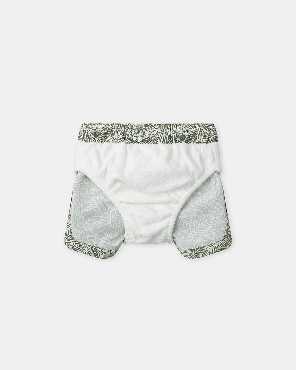 Short de bain imprim&eacute; jungle avec couche Coloris kaki  Sergent Major