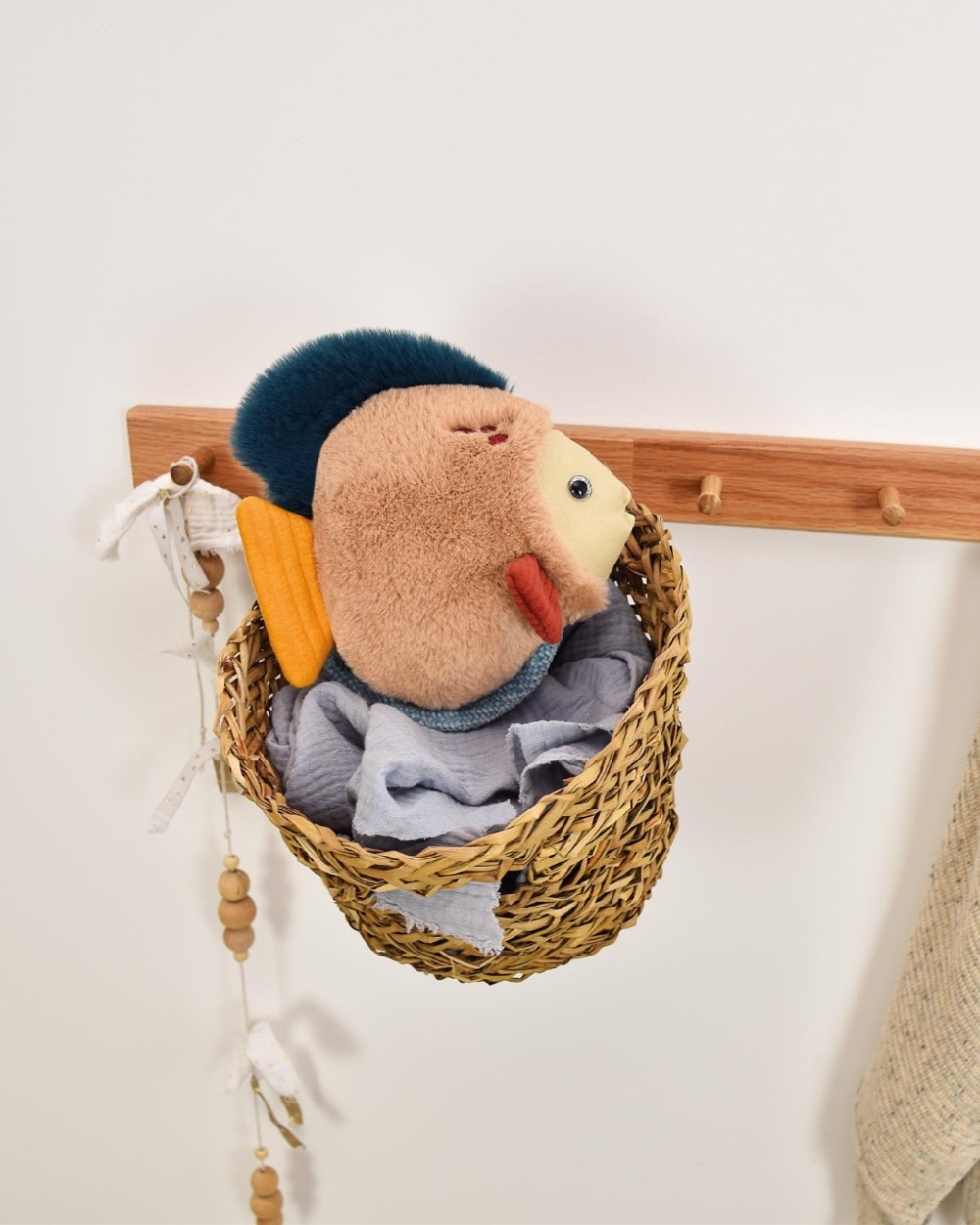 Peluche poisson tropical 17 cm Trésors marins Histoire d'Ours