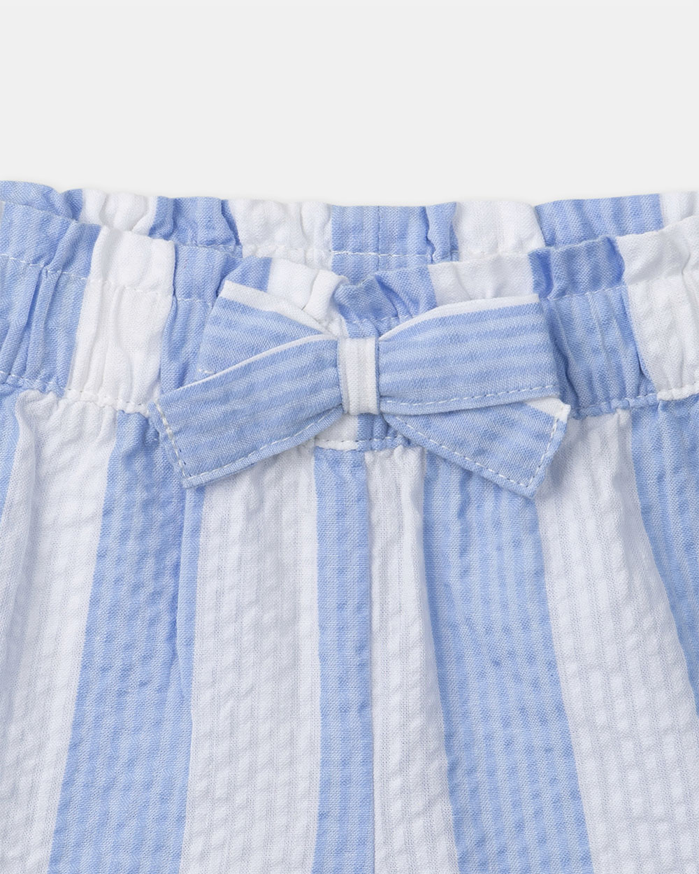 Ensemble d&eacute;bardeur et short &agrave; rayures Coloris bleu  Sergent Major