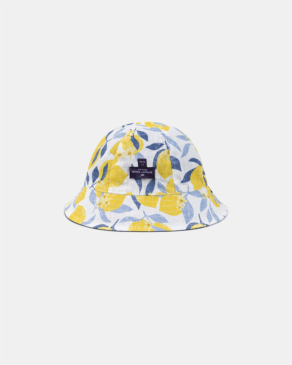 Chapeau r&eacute;versible citrons ou denim Coloris bleu  Sergent Major