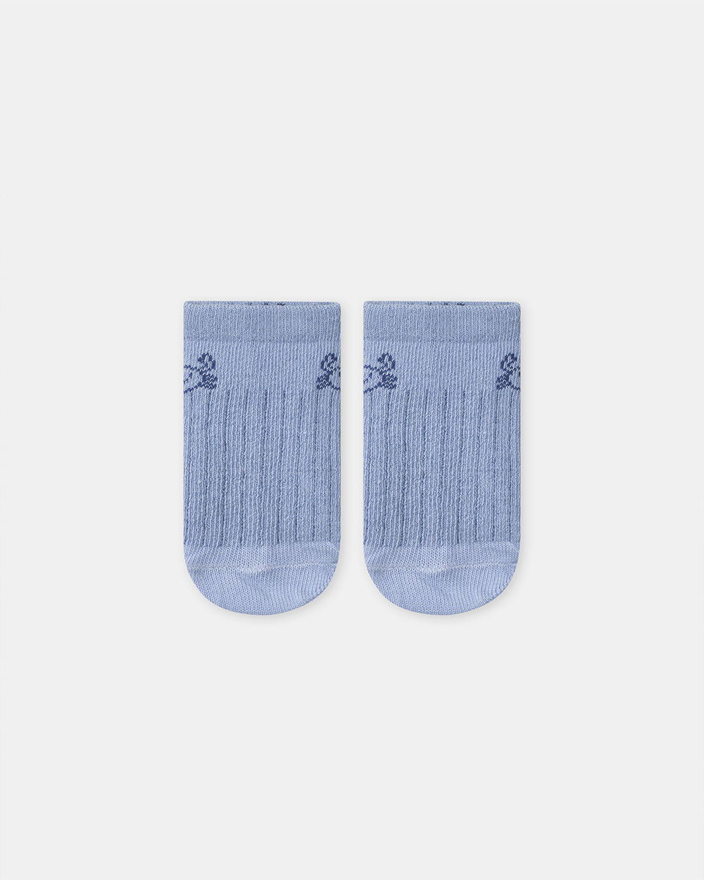 Chaussettes basses jacquard crabe Coloris bleu pastel Sergent Major