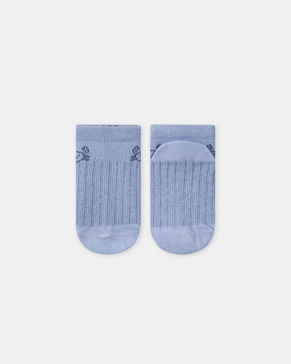Chaussettes basses jacquard crabe Coloris bleu pastel Sergent Major