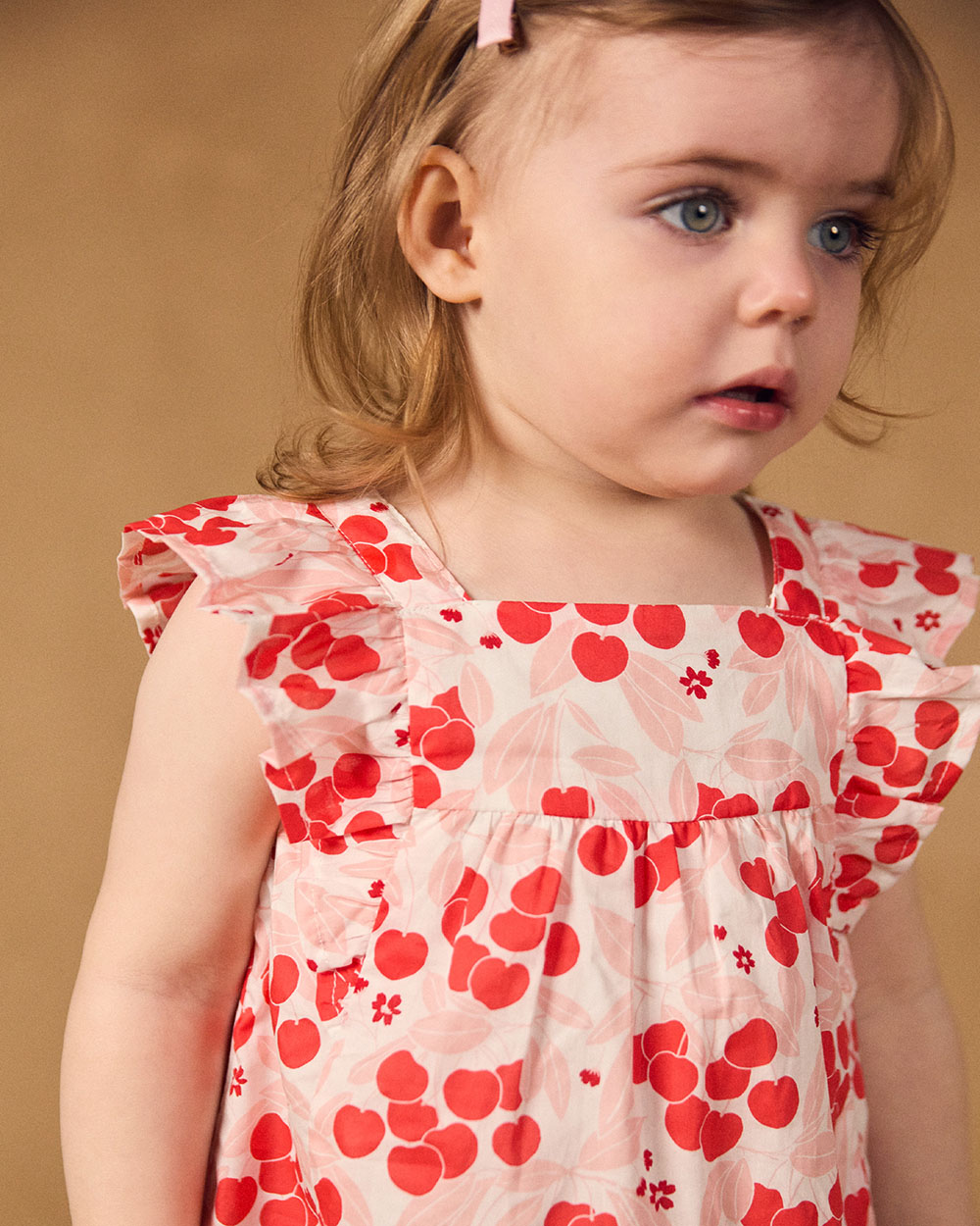 Blouse imprimée cerises Coloris rose Sergent Major