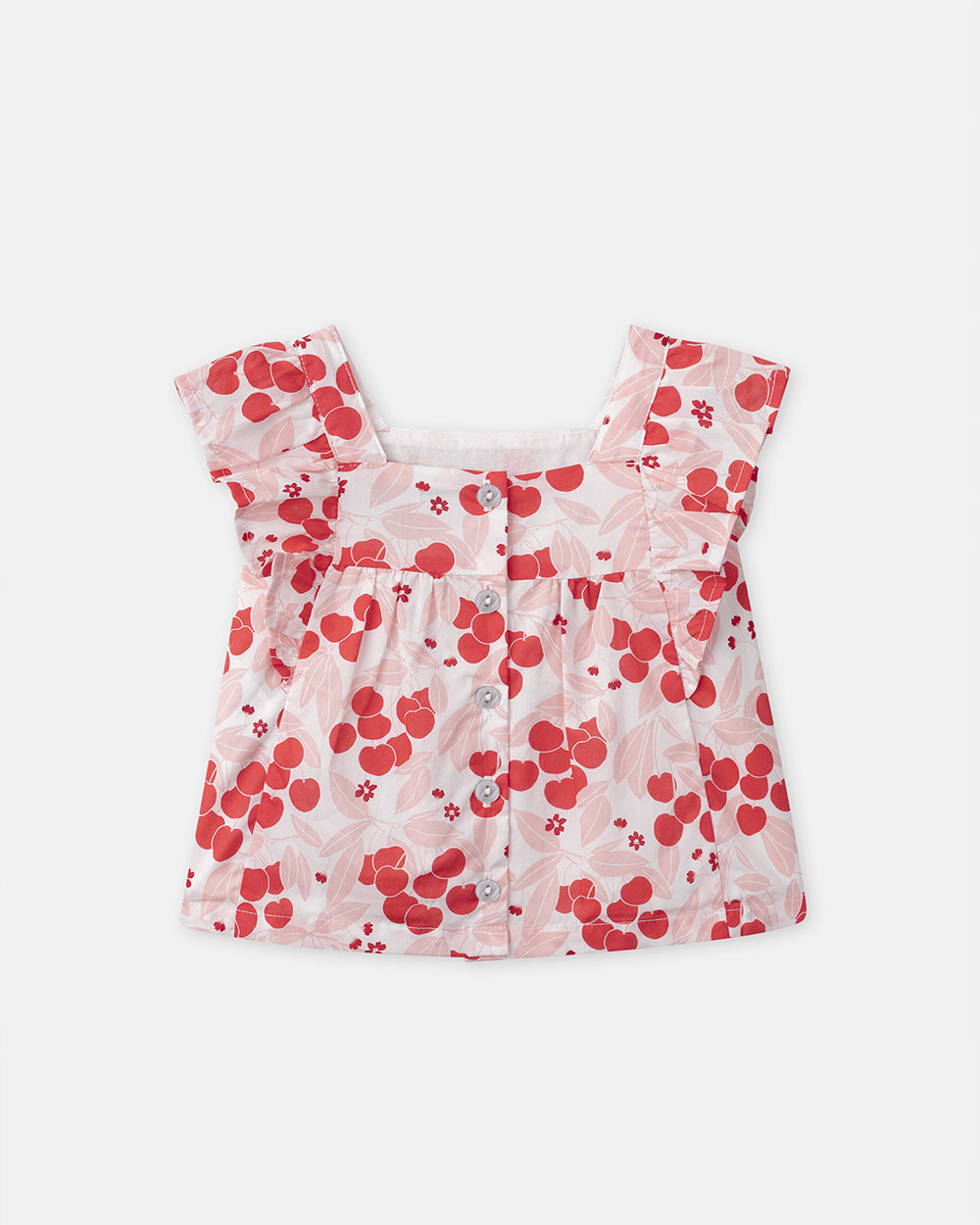 Blouse imprimée cerises Coloris rose Sergent Major