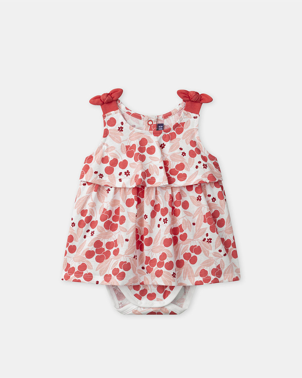 Robe body imprimée cerises Coloris rose Sergent Major