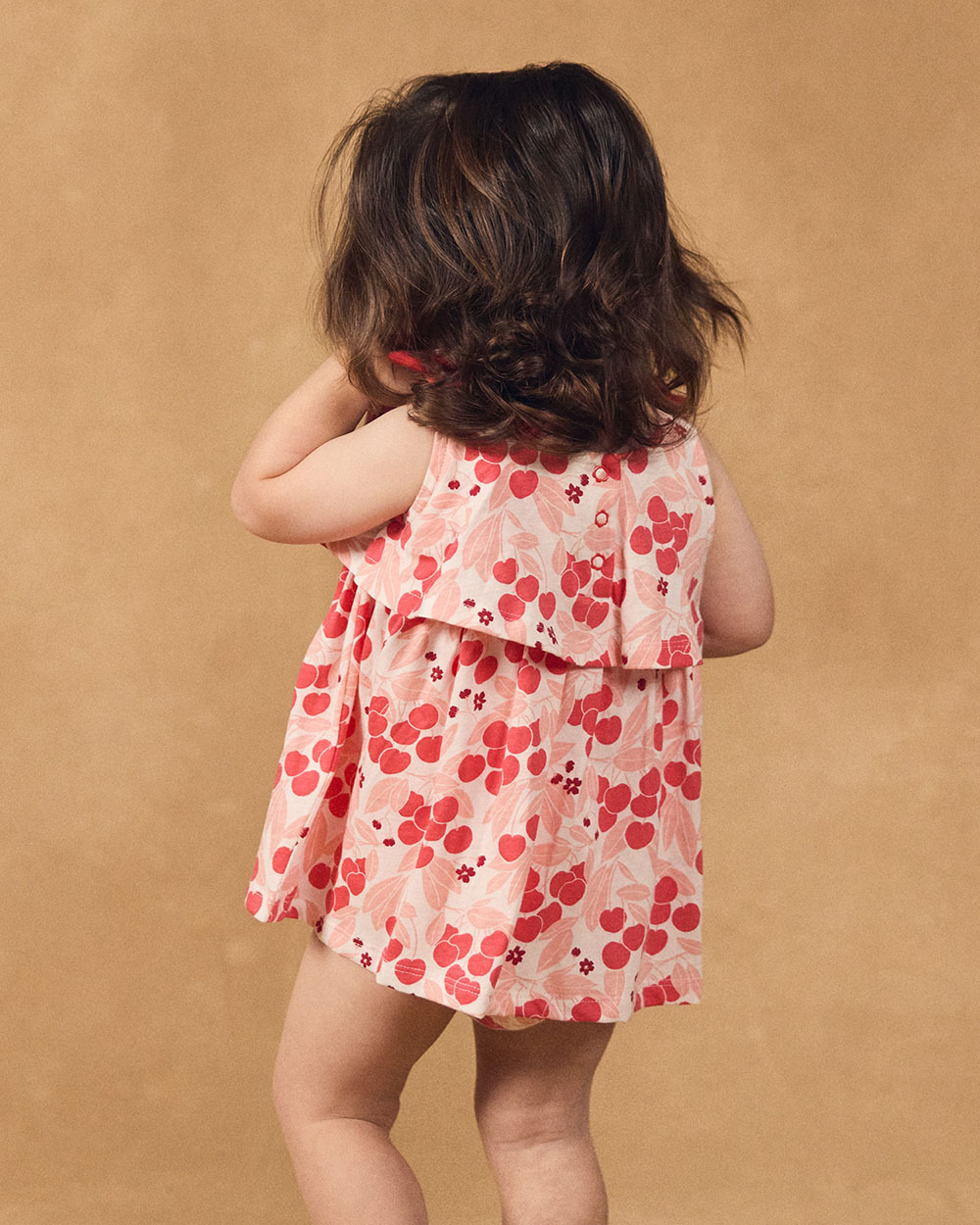 Robe body imprimée cerises Coloris rose Sergent Major