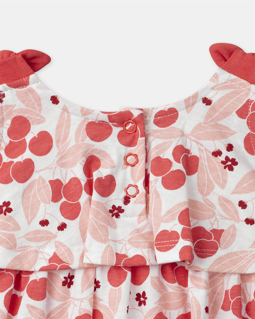 Robe body imprimée cerises Coloris rose Sergent Major
