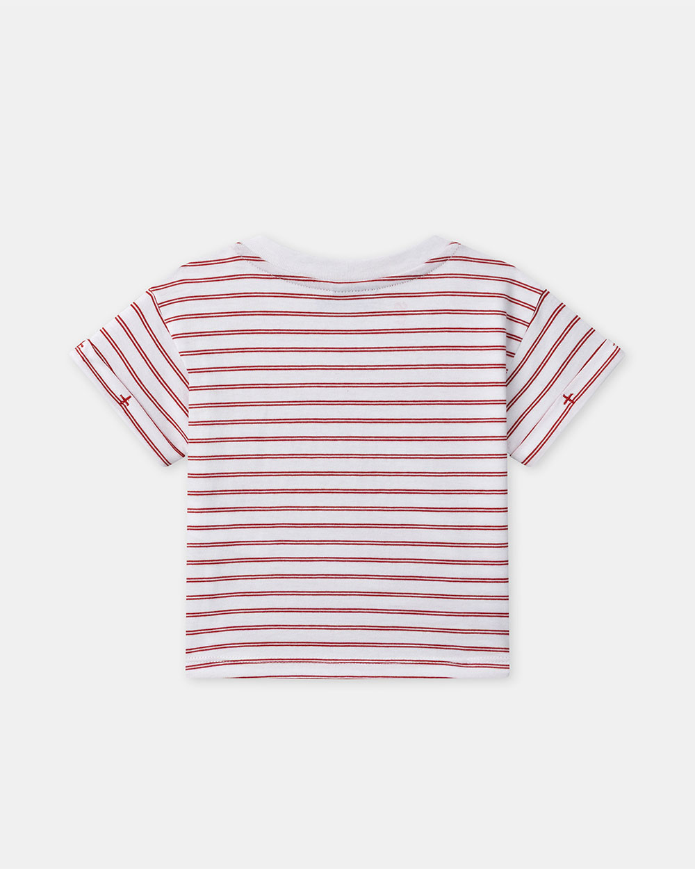 Ensemble t-shirt à rayures et short rouge Coloris rouge Sergent Major