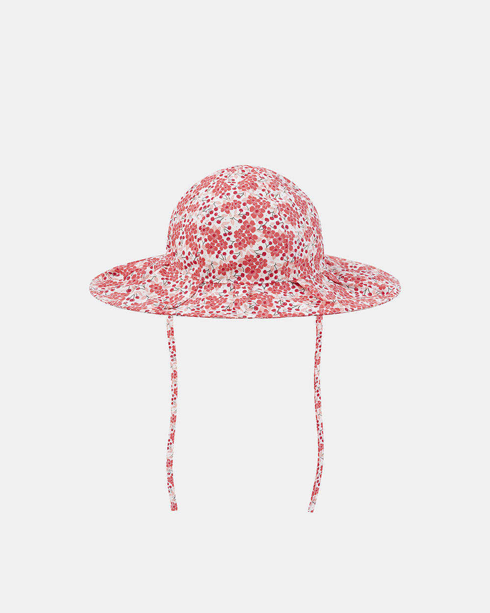 Chapeau cache nuque imprimé fleuri Bébé Fille Coloris rose Sergent Major