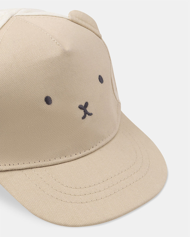 Casquette cache-nuque ourson Coloris beige Sergent Major