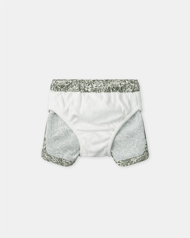 Short de bain imprimé jungle avec couche Coloris kaki Sergent Major