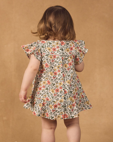 Robe et bloomer b&eacute;b&eacute; fille Imprim&eacute; fleuri  Sergent Major