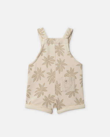 Salopette courte imprim&eacute; palmiers Coloris beige  Sergent Major