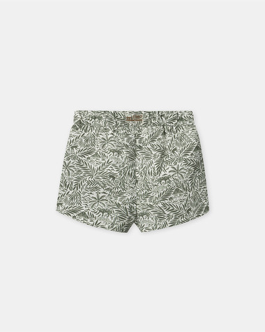 Short de bain imprim&eacute; jungle avec couche Coloris kaki  Sergent Major