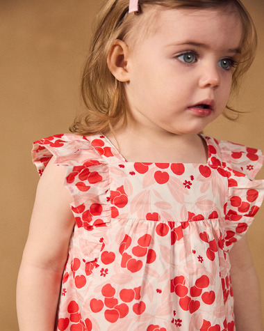 Blouse imprim&eacute;e cerises Coloris rose  Sergent Major