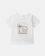 T-shirt imprimé jungle Coloris écru Sergent Major