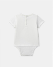 Body t-shirt dinosaures Coloris &eacute;cru  Sergent Major