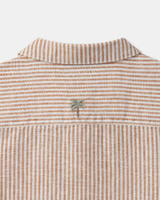 Chemise rayée à manches courtes Coloris orange Sergent Major