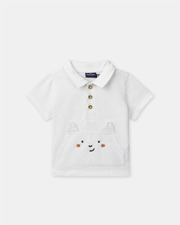 T-shirt stylo polo Coloris écru Sergent Major
