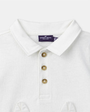 T-shirt stylo polo Coloris écru Sergent Major