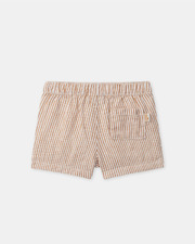 Short confortables à rayures Coloris orange Sergent Major