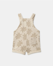 Salopette courte imprim&eacute; palmiers Coloris beige  Sergent Major