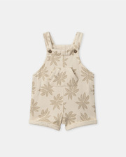 Salopette courte imprim&eacute; palmiers Coloris beige  Sergent Major