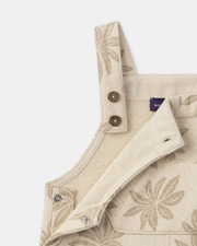 Salopette courte imprim&eacute; palmiers Coloris beige  Sergent Major