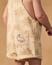 Salopette courte imprim&eacute; palmiers Coloris beige  Sergent Major