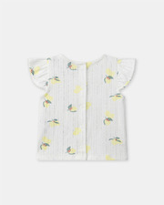 Pyjama deux pièces imprimé citrons Coloris écru Sergent Major