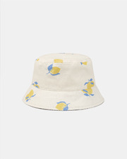 Chapeau écru UPF 50+ imprimé citrons Coloris jaune Sergent Major