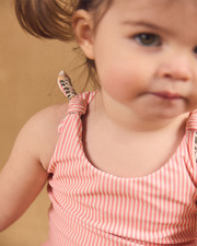 Maillot de bain une pièce réversible imprimé fleuri ou rayé Coloris rose Sergent Major