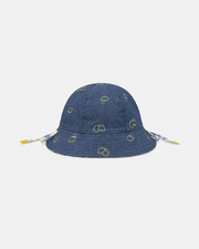 Chapeau r&eacute;versible citrons ou denim Coloris bleu  Sergent Major