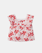 Blouse imprimée cerises Coloris rose Sergent Major