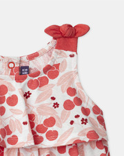 Robe body imprimée cerises Coloris rose Sergent Major