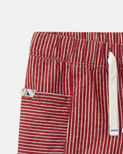 Short à rayures Coloris rouge Sergent Major