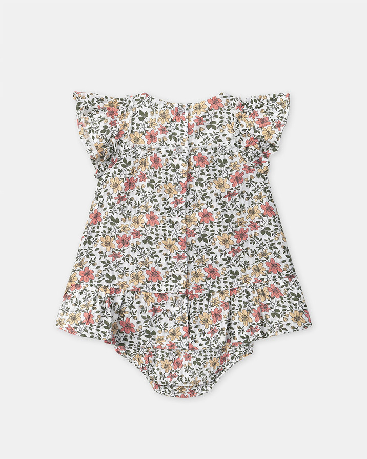 Robe et bloomer bébé fille Imprimé fleuri Sergent Major