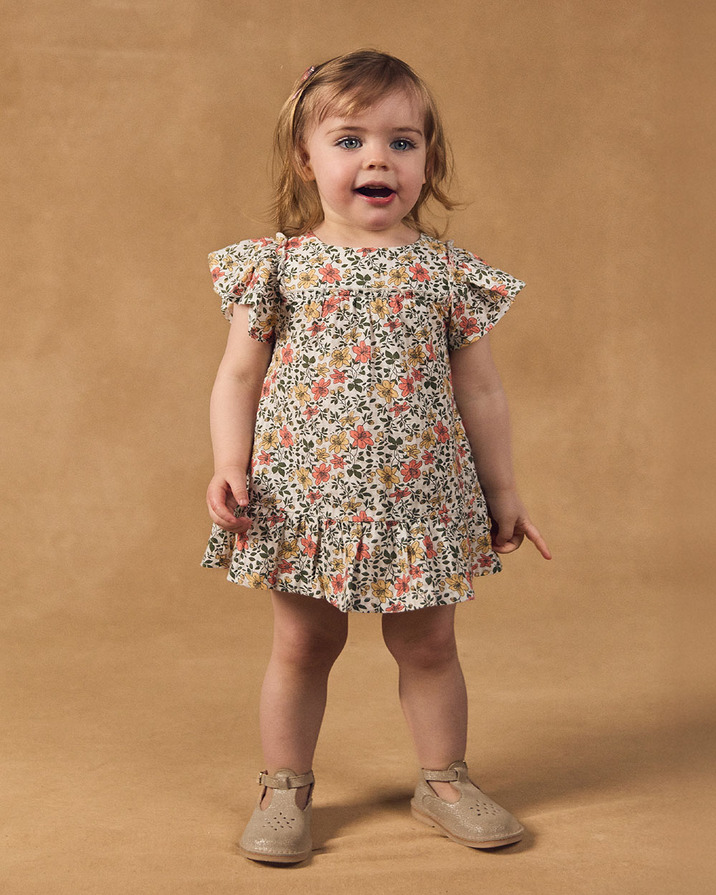 Robe et bloomer bébé fille Imprimé fleuri Sergent Major
