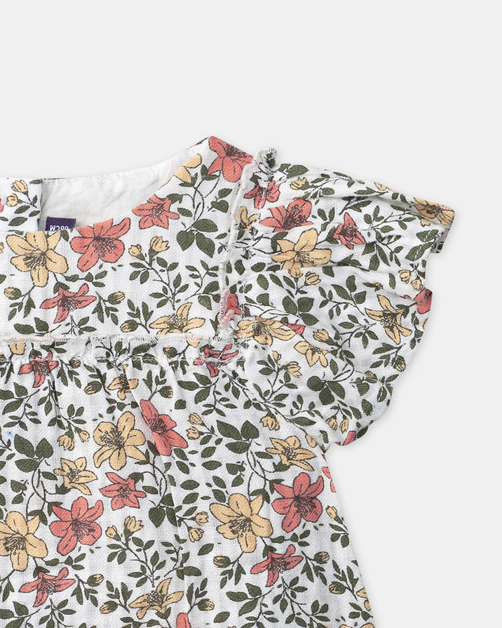 Robe et bloomer bébé fille Imprimé fleuri Sergent Major