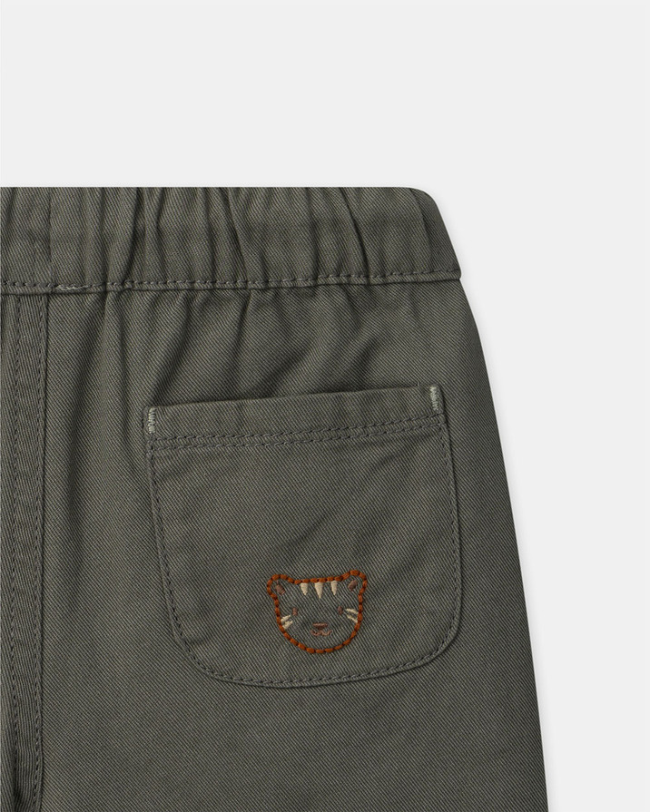 Short d'été en twill Coloris kaki Sergent Major