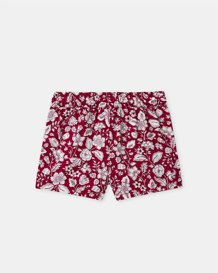 Ensemble blouse et short imprimé fleuri Coloris rose fuchsia Sergent Major